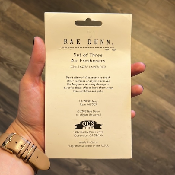 Rae Dunn Lavender Air Fresheners ONLY 2 IN PACK - Picture 2 of 2